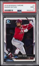 2018 BOWMAN CHROME #1 SHOHEI OHTANI ROOKIE RC PSA 9