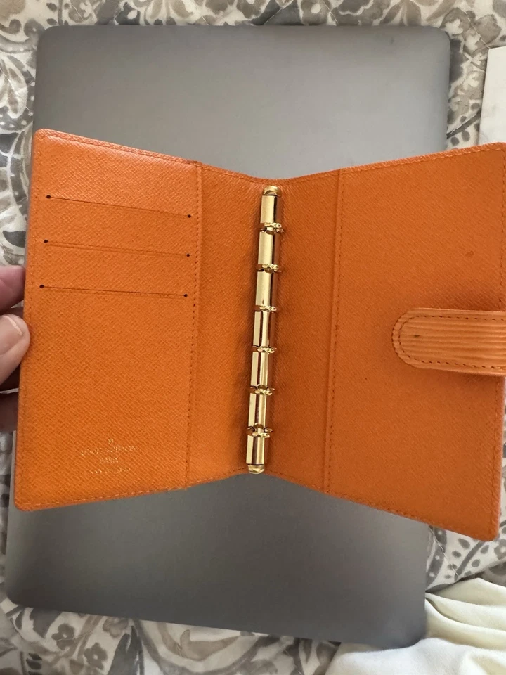 louis vuitton agenda Epi Leather Orange Color PM - Image 3 of 4
