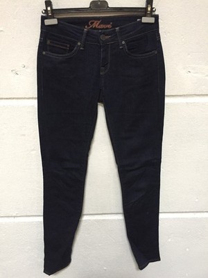 Mavi Damen Jeans Serena Low-Rise, Super Skinny Dunkelblau W26 L32