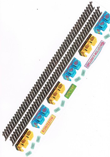 CREATIVE MEMORIES AMUSEMENT PARK RIDES STICKER STRIP BN & NLA - 第 1/1 張圖片