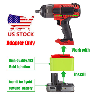 #ad #ad 1 Adapter for Bauer 20V Tools Fits Ryobi 18v One Battery to Power Tools $19.99