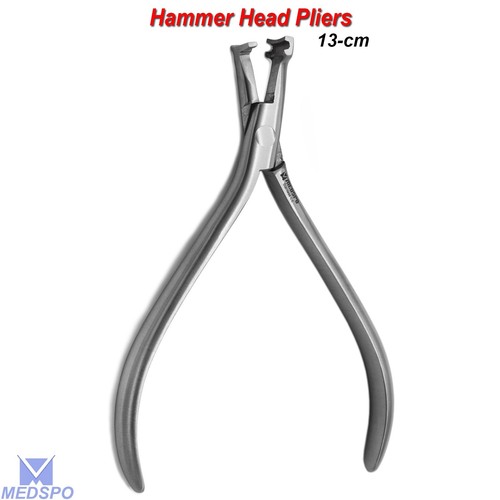 Dental Slim Hammer Head Pliers NITI Cinch Back Wire Forming Plier Lab instrument - Picture 4 of 5