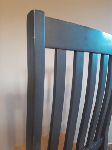 Richmond Style Painted Lathe Back Kitchen Chair Saddle Seat Postage Available - Picture 13 of 24