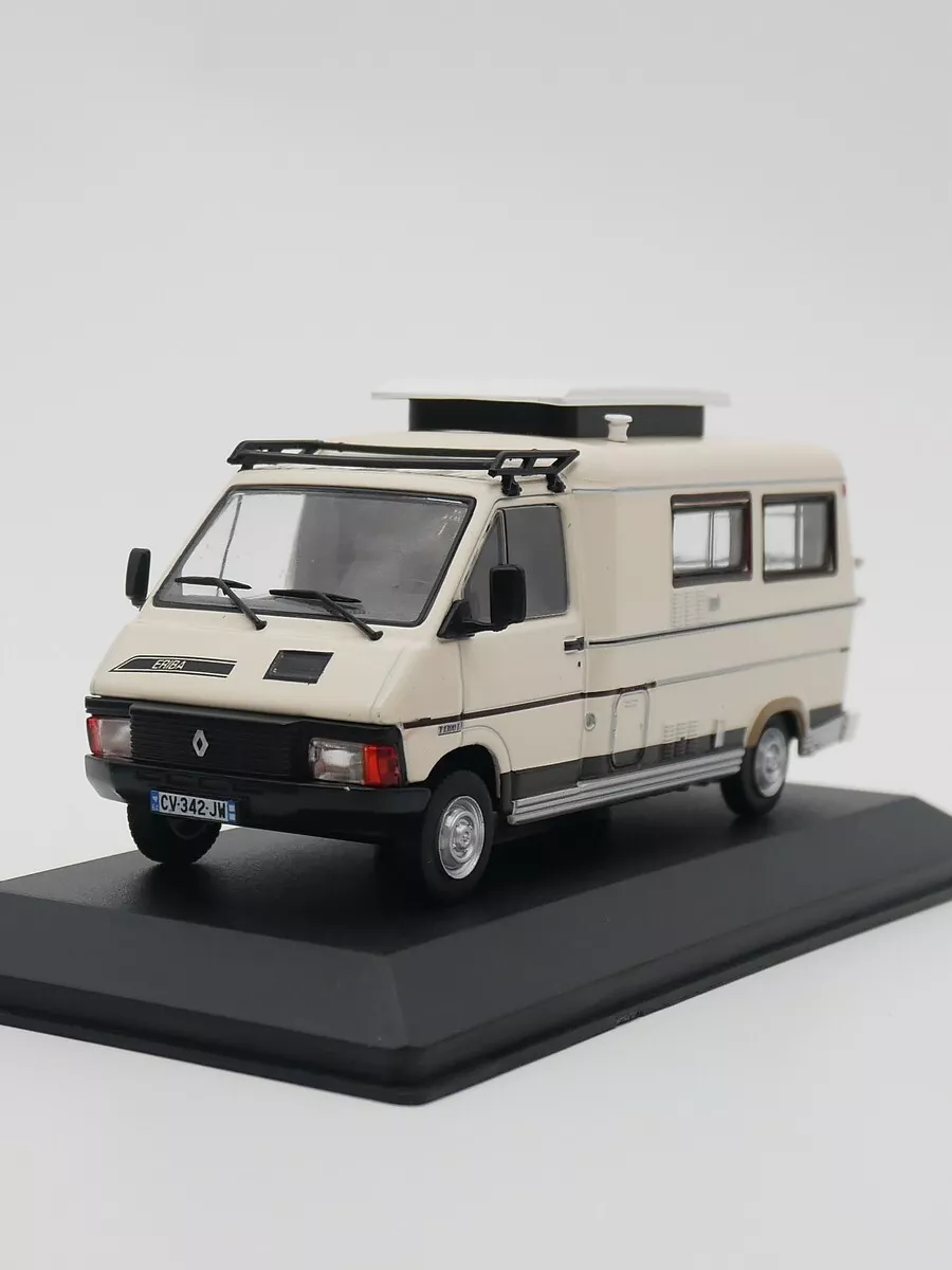 Ixo 1:43 Camper Van Renault Trafic Eriba-Car 520 1986 Diecast Car