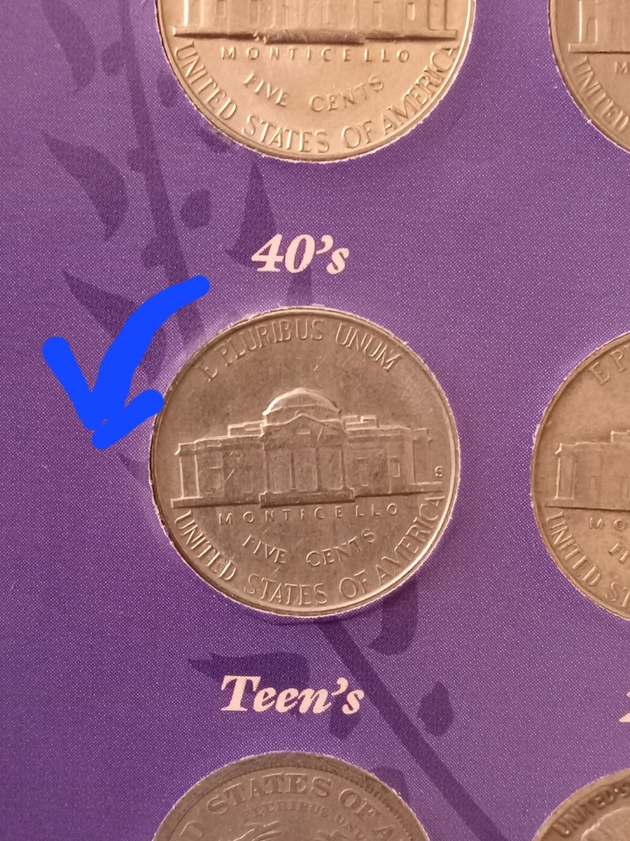 1946 S Jefferson Nickel Error Rotated Die | eBay