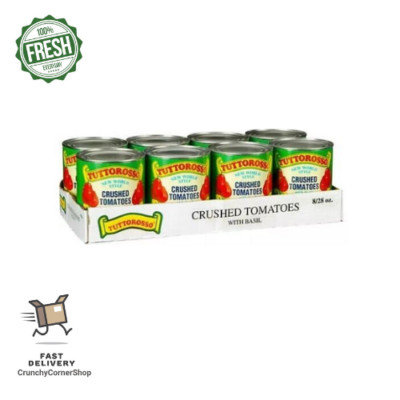Tuttorosso Crushed Tomatoes with Basil (28 oz., 8 pk.) Fast Ship