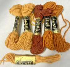 Anchor Tapisserie 100 Wool Yarn 5 Skeins 10M Vintage 347 352 348 Embroidery