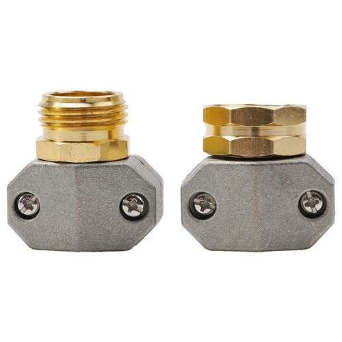 Connector Garden Hose End Clamp Garden Hose Male + Female Mender Repair