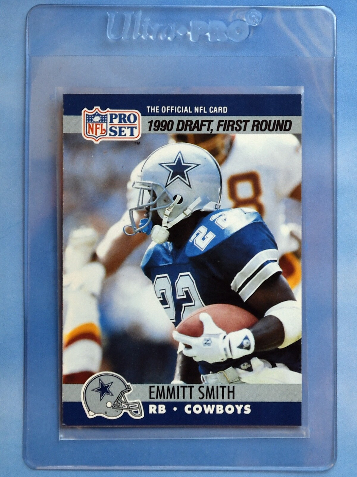 1990 Pro Set Draft, First Round Emmitt Smith Dallas Cowboys Rookie NFL
