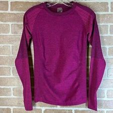 Climawear Seamless Long Sleeve Pink Purple Small