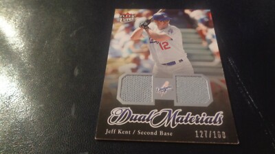 2007 Fleer Ultra Dual Materials DM-JK Jeff Kent San Francisco Giants 127/160 NMT