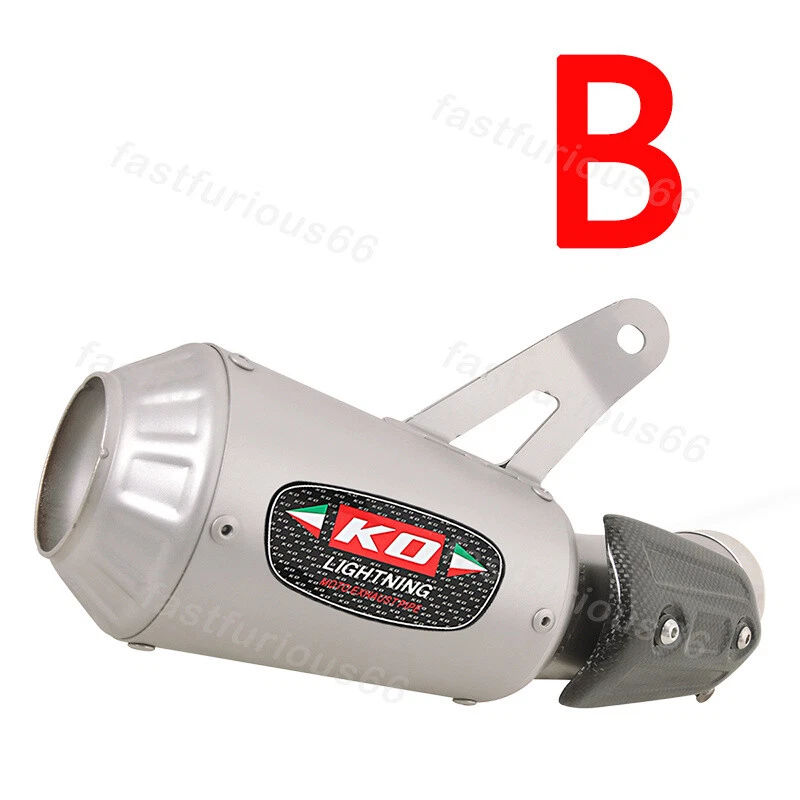 Exhaust Muffler Pipe Steel+Carbon Cover Tips Tube Slip For BMW S1000RR 2015-2016 Foto 4 de 4