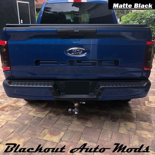 F-150 Tailgate Insert Letters; Matte Black With Red Outline (18-20 F-150 W/o Tailgate Applique - Foto 11