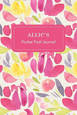 Allie's Pocket Posh Journal, Tulip -  NEW Andrews Mcmeel  2016
