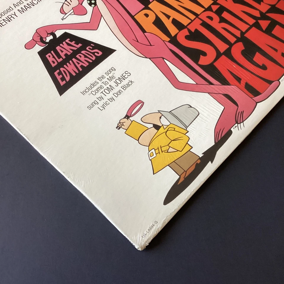 PINK PANTHER STRIKES AGAIN~Mancini/Tom Jones SEALED Orig '76 Rare Soundtrack LP - Image 4 of 4