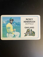1981 Rickey Henderson Perma-Graphics Super Star