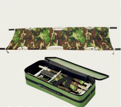 Foldaway Stretcher Ambulance Emergency Medical Rescue Portable With Canvas Bag - Photo 1/4