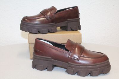 Another A platform loafer burgundy size 39 new invoice VAT