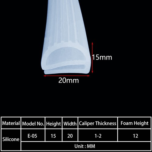 E-Type Silicone Sealing Strip High Temperature Resistant Steam Cabinet Oven Seal - Picture 13 of 69