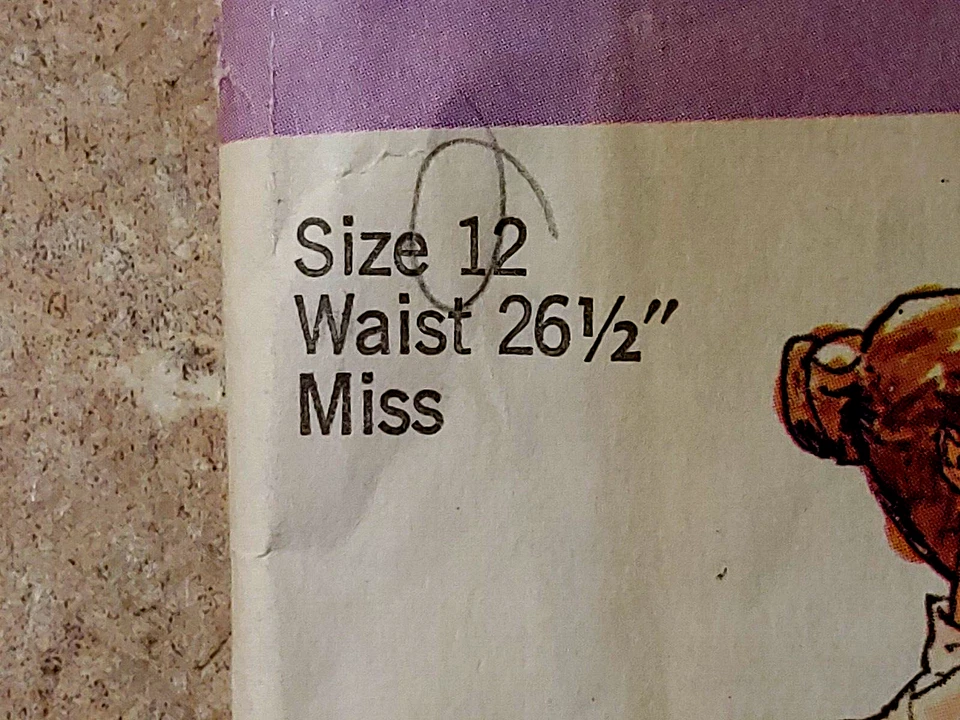 Vtg Simplicity Pattern 7142 Misses’ Skirt in 3 Lengths Size 12, Waist 26.5”UNCUT - Image 4 of 4