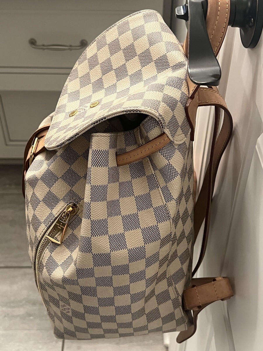 Louis Vuitton N41578 Sperone Backpack Damier Azur w/COA & Receipt