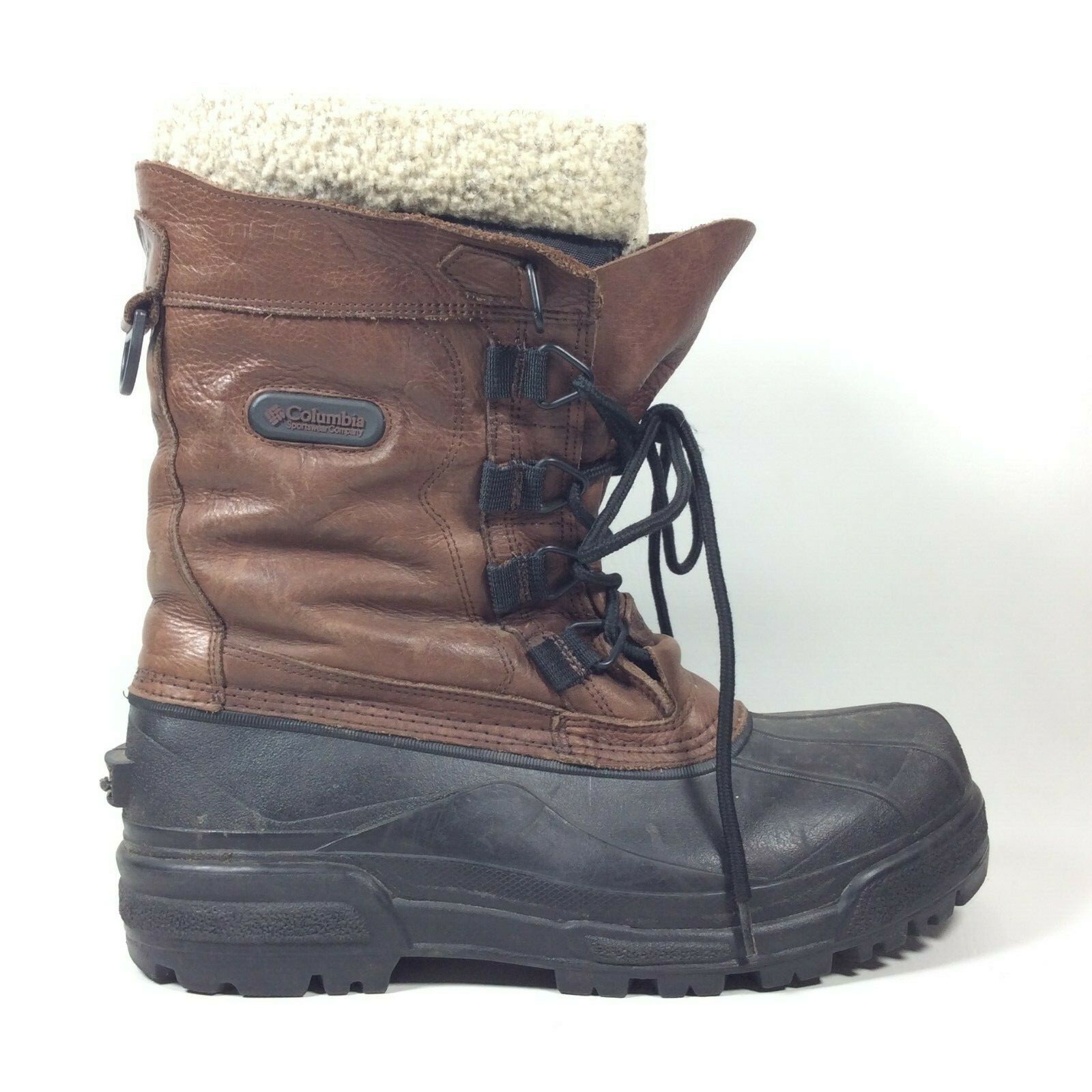 Columbia Siberiak Chestnut Brown Thermolite Hiking Outdoor Boot Mens Size 12