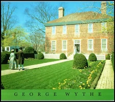 1985 George Wythe Continental Congress Sc UX108 FDC Ceremony Program souvenir