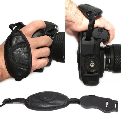 DIGITAL HD CINGHIA DA POLSO UNIVERSALE Hand Grip Strap per fotocamera NIKON CANON SONY ecc.