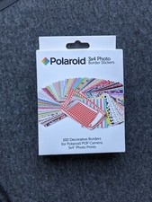 New Sealed Polaroid 3x4 Border Stickers for POP Camera Scrapbooking
