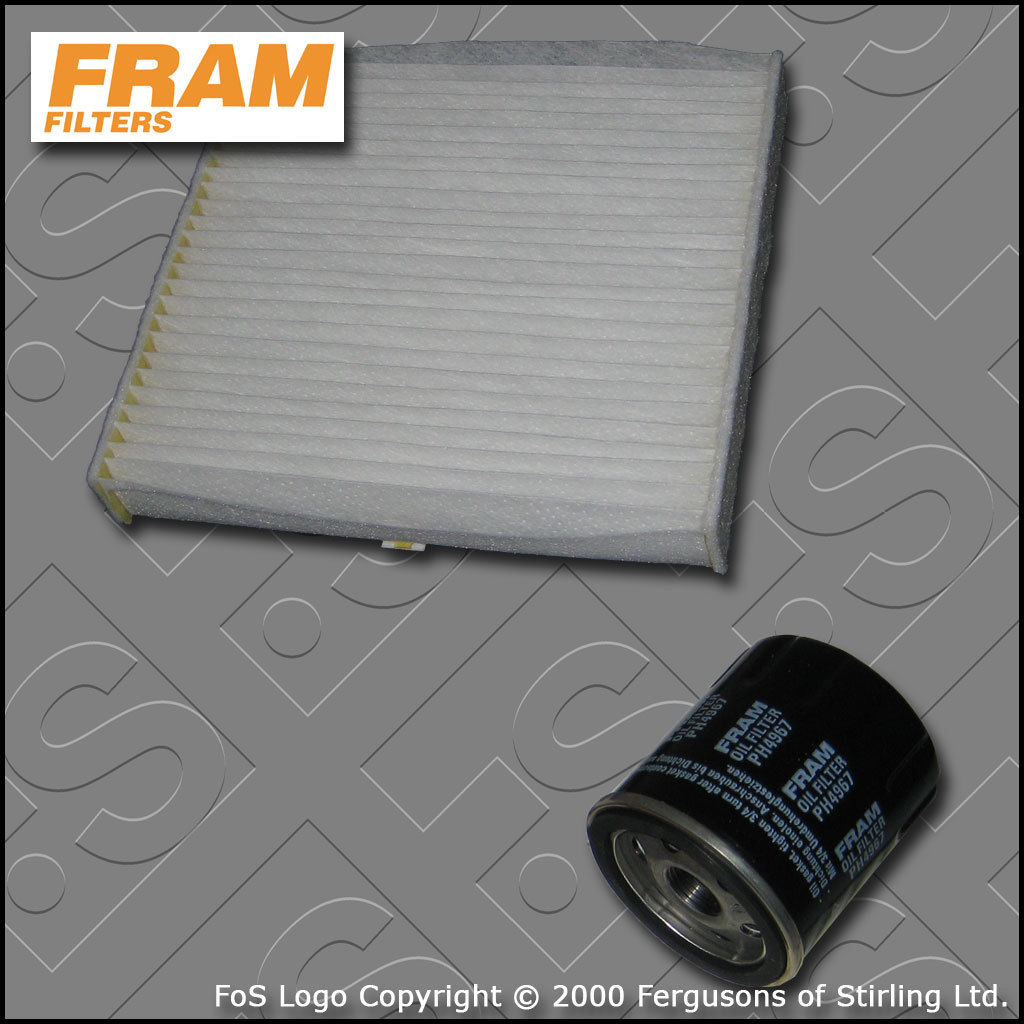 SERVICE KIT TOYOTA AURIS 1.4 VVT-I FRAM OIL CABIN FILTERS (2006-2012)