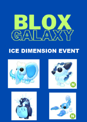 Ice Dimension Update 2025 - Snowy Mammoth - Icy Porcupine  - Adopt your pets