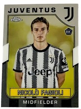 2023 Topps Chrome Nicolo Fagioli Juventus FC Card No 9
