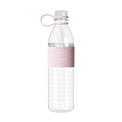 Copco Hydra Reusable Plastic Water Bottle 20 Ounces Pink Twist Open Loop Cap