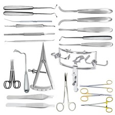 Cleft Lip Palate Set Mouth Gag Complete Set Of 22Pcs Plastic Surgery Instruments