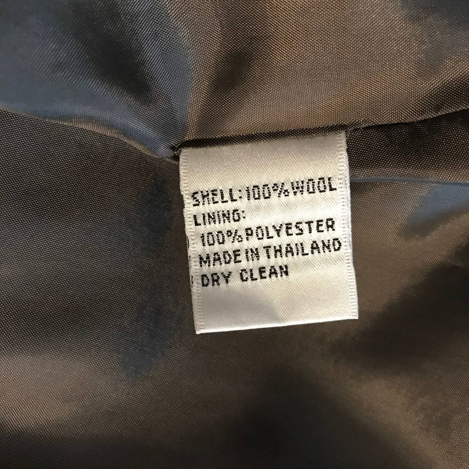 Talbots Brown Wool Jacket, Two Button Close, Size… - image 6