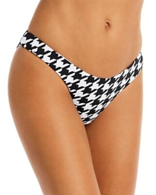 Aqua Swim Fall Voyage Scoop Bikini Bottoms Black Size XL 0402