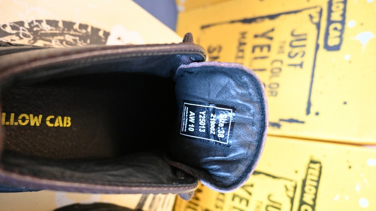 Leather boots Yellow Cab Vintage premium quality brand new | eBay UK