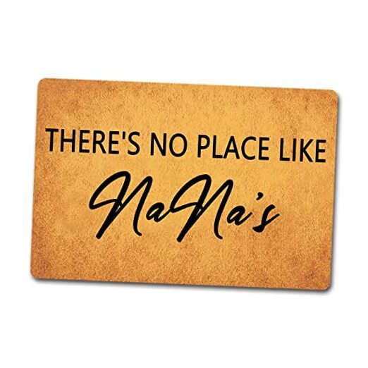 Funny Mat Welcome There's No Place Like Nana's Entrance Welcome Rugs (23.6 X