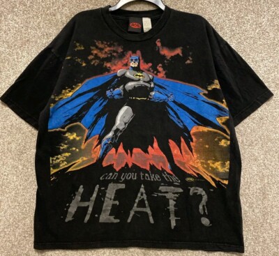 Vintage 90s Batman Returns Can You Take The Heat Short Sleeve T-shirt Size XL