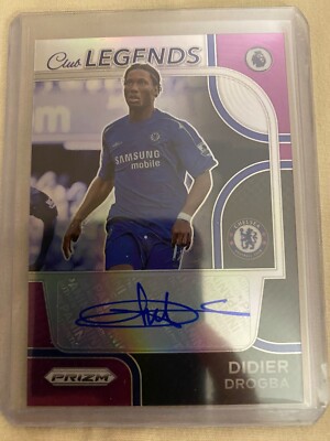 2022-23 Prizm EPL DIDIER DROGBA Club Legends Signatures Auto 