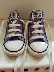 infant purple converse