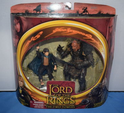ToyBiz Lord of the Rings Two Towers Merry & Grishnakh Sword Slashing Figure I2#6