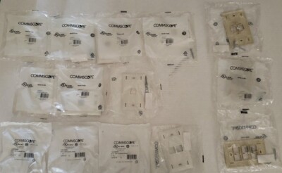 Misc Lot of CommScope RJ-45 Faceplates (14 pieces)