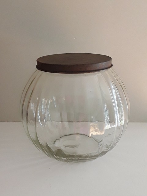 glass flour jar