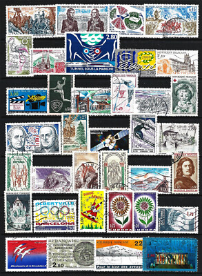 France 35 Vintage Postage Stamps French Colonies Republique  display picture 1
