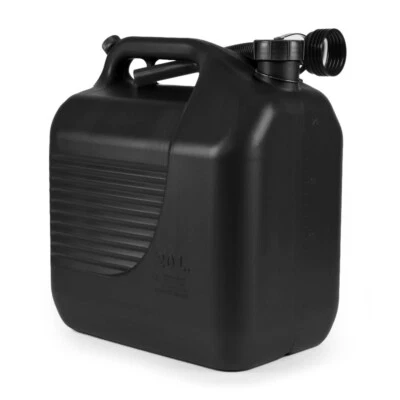 Benzinkanister 20l Kunststoff mit Ausgießer schwarz Kanister Reservekanister - Bild 1 von 3