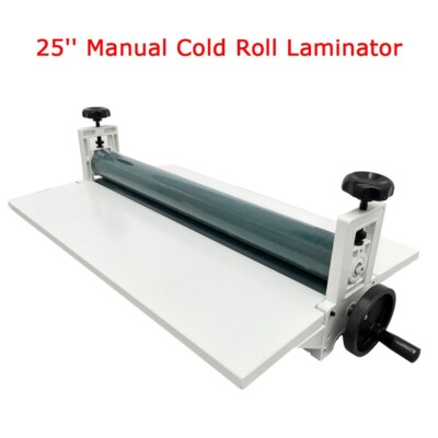 PreAsion Manual Cold Roll Laminator 25'' Foldable Cold Laminating Machine Office