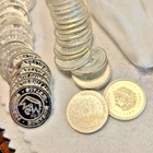 (10) TEN-1/10 Oz Aztec Calendar & Crown Mixed Silver Round - 5 of Each
