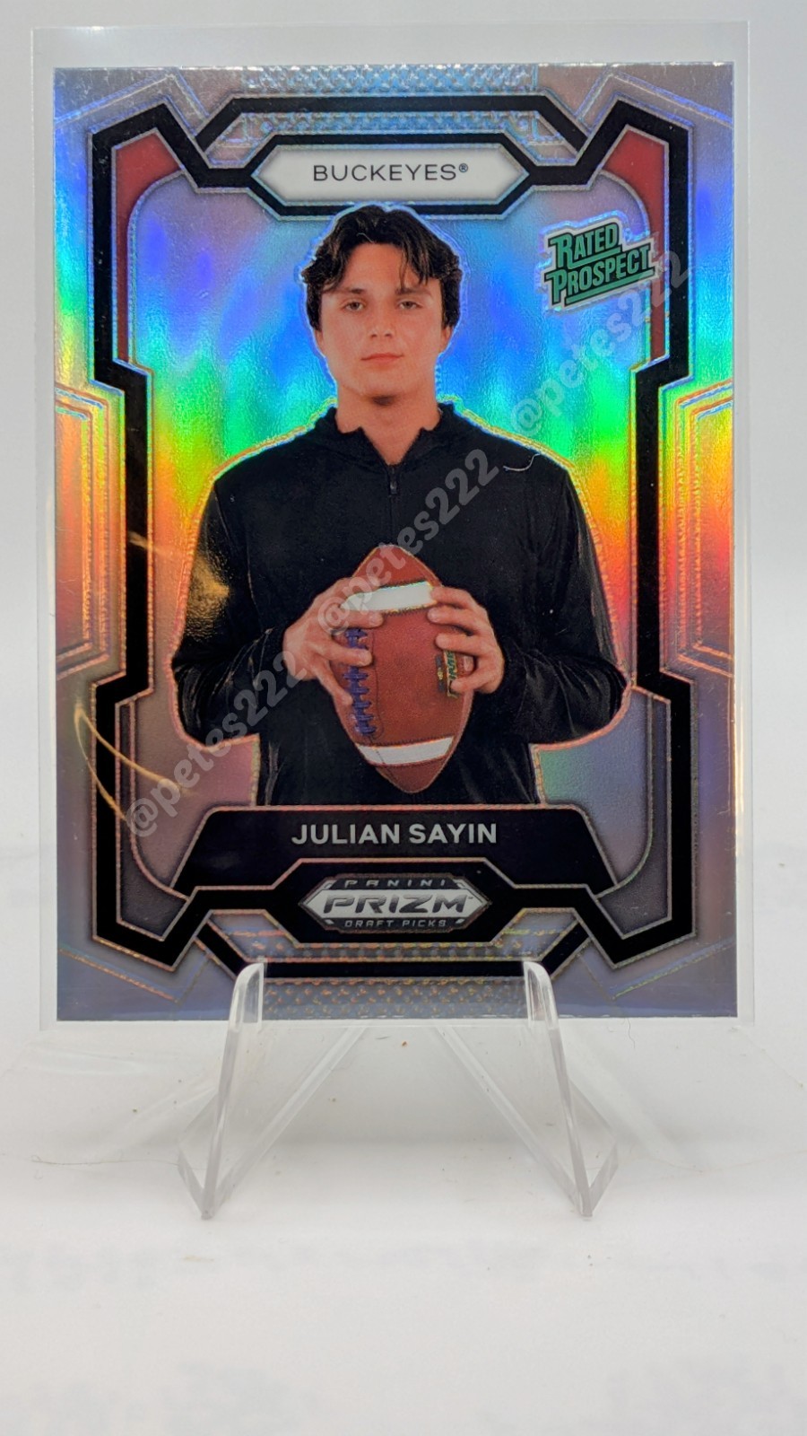 2024 Panini Prizm Draft Picks - JULIAN SAYIN #193 Rated Prospect Silver Prizm