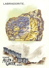 2020 Allen and Ginter Digging Deep #DD-6 Labradorite NM-MT ID:29519 ID:29519